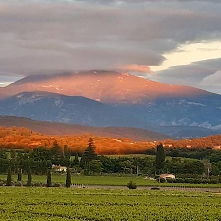 Le Clos Des Pins, Vue Mont Ventoux Roaix Bagian luar foto